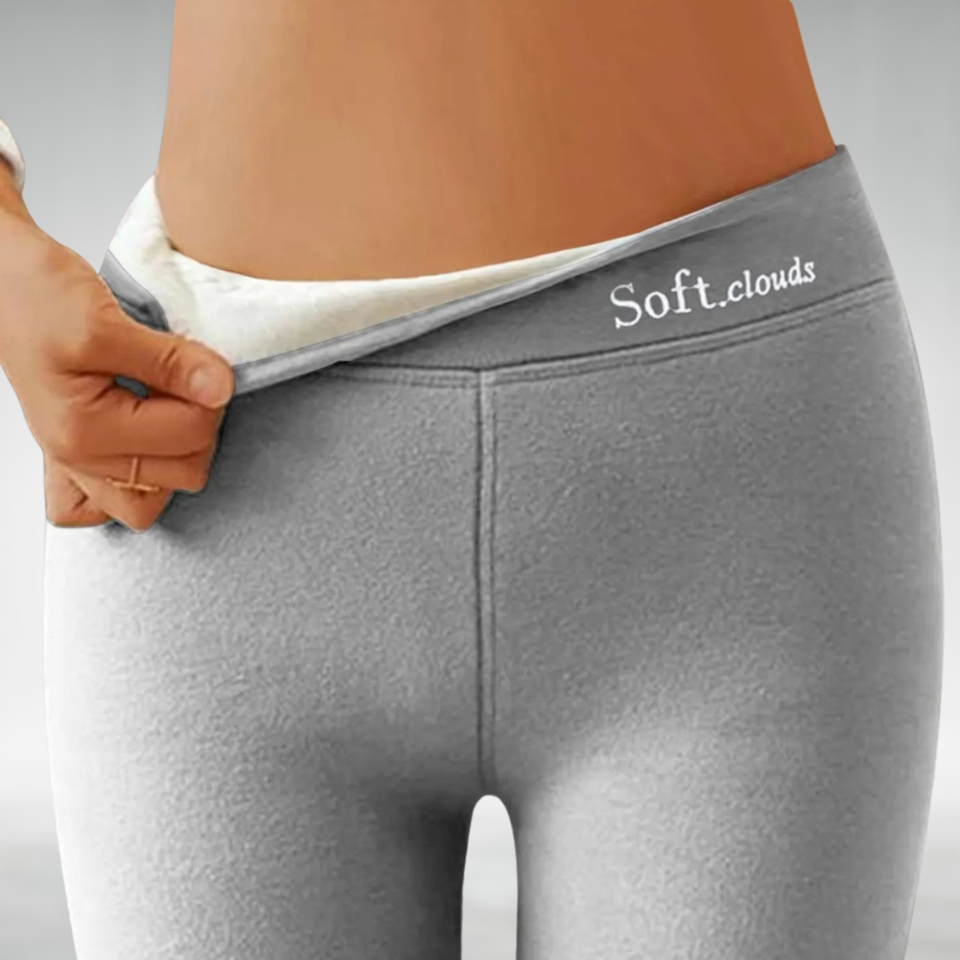 Legginsy damskie „Soft Clouds” – ciepło i wygoda w stylowej odsłonie