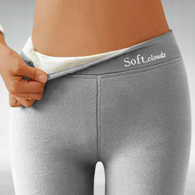 Legginsy damskie „Soft Clouds” – ciepło i wygoda w stylowej odsłonie