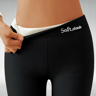Legginsy damskie „Soft Clouds” – ciepło i wygoda w stylowej odsłonie
