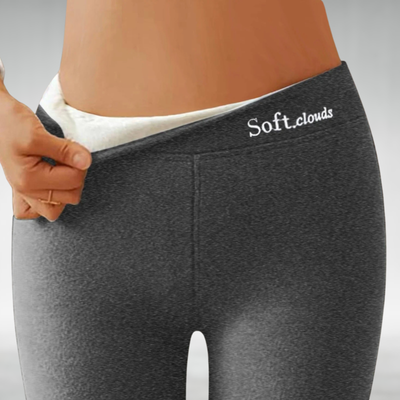 Legginsy damskie „Soft Clouds” – ciepło i wygoda w stylowej odsłonie