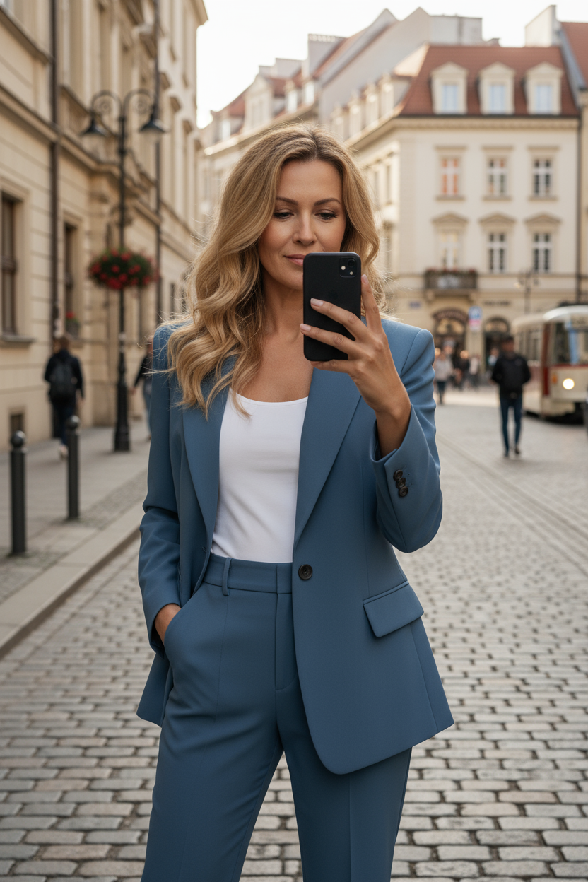 Garnitur damski – szyk i wygoda na co dzień